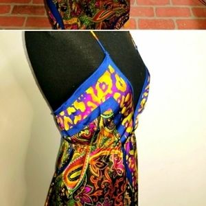 Hankerchief Dress.  Great to show off your tan.  Beautiful Colors For The Cruise